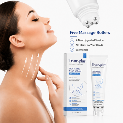 ✨ Tryurvplus™ Instant Neck Lift Cream  — 🧴 Infused with Retinol & Hyaluronic Acid | Firms the Neck, Reduces Wrinkles & Double Chin