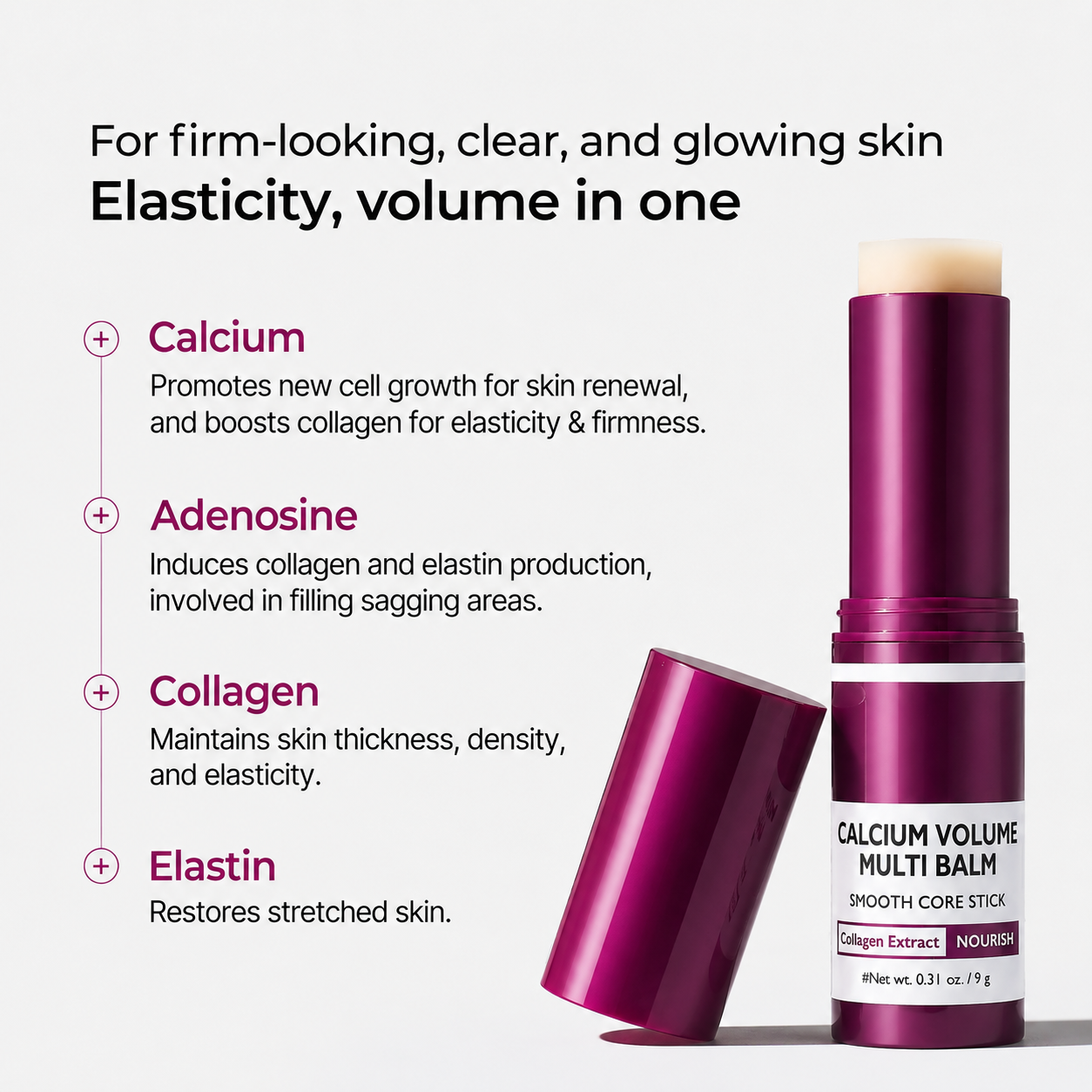 Exquisite Moisturizing Balm Eye Care Routine Korean Skin Care Anti-aging Cosmetics Collagen Eye Stick 9g