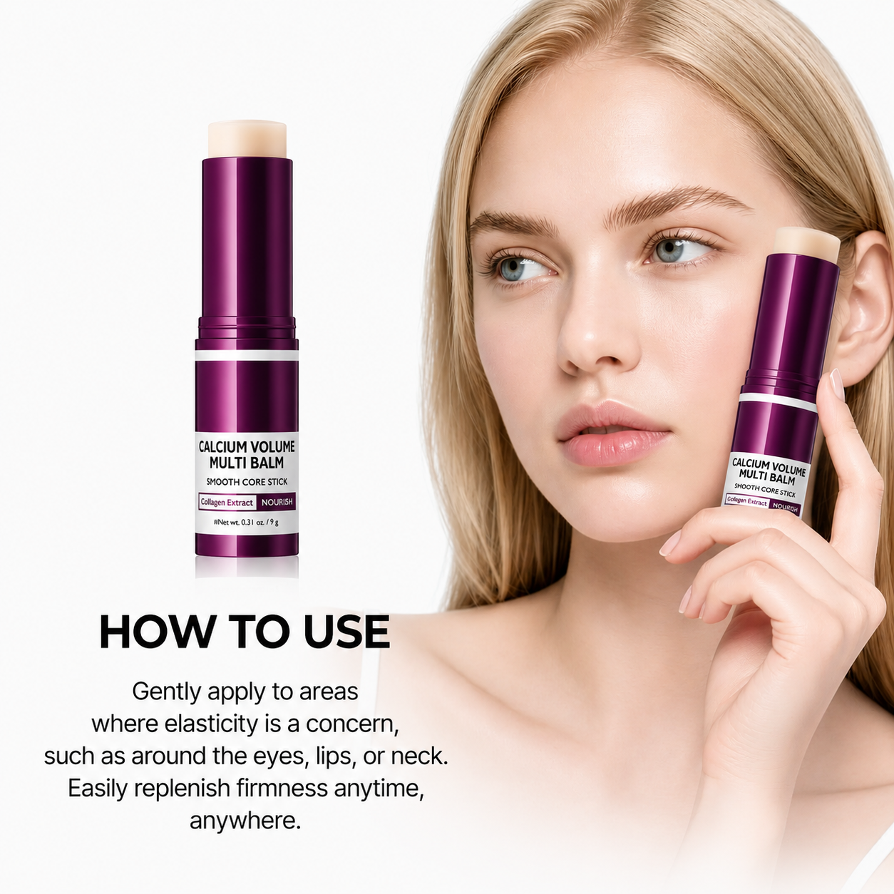 Exquisite Moisturizing Balm Eye Care Routine Korean Skin Care Anti-aging Cosmetics Collagen Eye Stick 9g